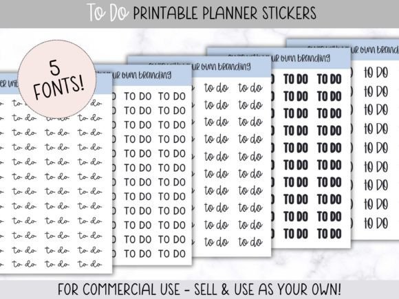 Download To Do Printable Planner Stickers - Printable planner Collection