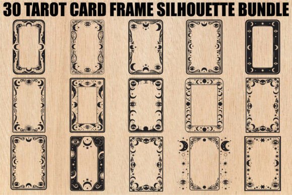 Download Tarot Card Frame SVG Bundle - Tarot Collection