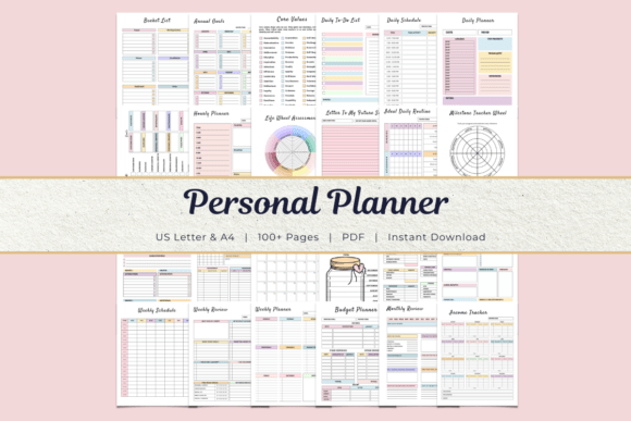 Download Personal Planner Bundle 100+ Pages PDF - Pdf Collection
