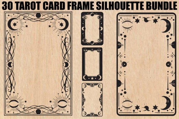 Download Tarot Card Frame SVG Bundle - Tarot Collection